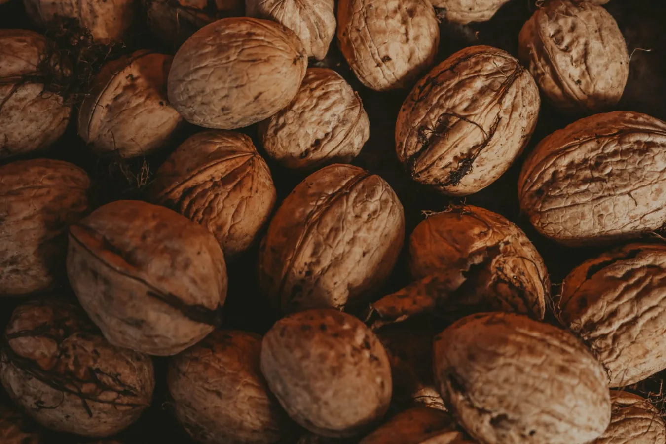 A close-up image of organic walnuts showcasing their texture and nutritious appeal.